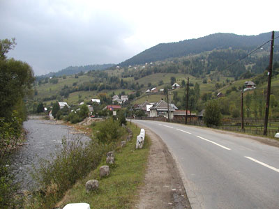 Road to Apuseni Mountains